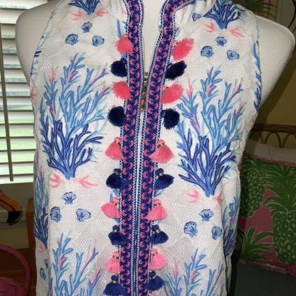 Lilly Pulitzer NWT Jane Shift Dress Seaspray Off Shore $278 HTF! Size 6 - Picture 5 of 6